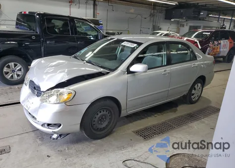 2005 Toyota Corolla Ce из США, поврежденный, VIN 2T1BR32E65C452363